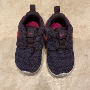 Nike Purple and Pink Shoes